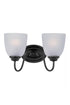 Maxim Stefan 2 Light Bath Vanity Model: 10072FTBK