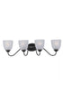 Maxim Stefan 4 Light Bath Vanity Model: 10074FTBK