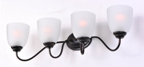 Maxim Stefan 4 Light Bath Vanity Model: 10074FTBK