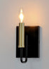 Maxim Sullivan 1 Light Wall Sconce Model: 10251BKGLD