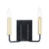 Maxim Sullivan 2 Light Bath Vanity Model: 10252BKGLD
