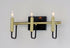 Maxim Sullivan 3 Light Bath Vanity Model: 10253BKGLD
