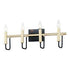 Maxim Sullivan 4 Light Bath Vanity Model: 10254BKGLD