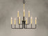 Maxim Sullivan 9 Light Chandelier Model: 10257BKGLD