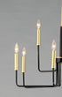 Maxim Sullivan 9 Light Chandelier Model: 10257BKGLD