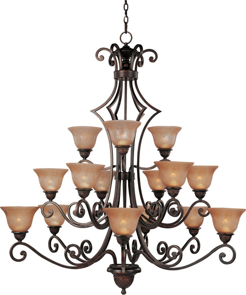 Maxim Symphony Multi Tier Chandelier Model: 11239SAOI