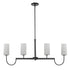 Maxim Town And Country Linear Pendant Model: 32004SWBK