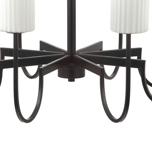 Maxim Town And Country Single Tier Chandelier Model: 32008SWBK