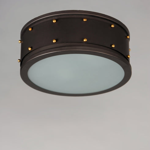 Maxim Trestle 2 Light Flush Mount Model: 25160OIAB