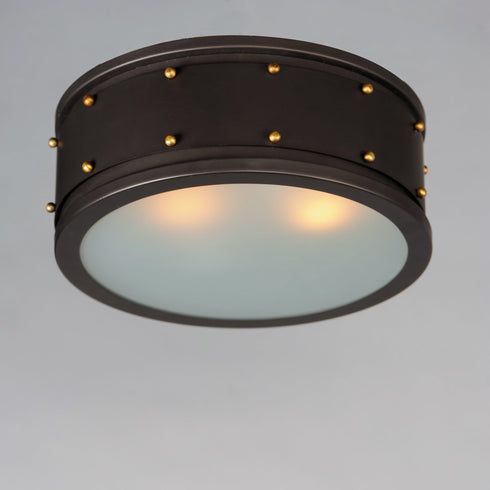 Maxim Trestle 2 Light Flush Mount Model: 25160OIAB