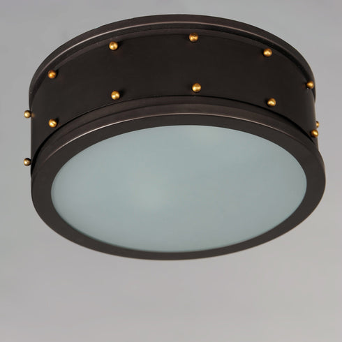 Maxim Trestle 2 Light Flush Mount Model: 25160OIAB