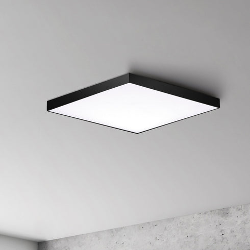 Maxim Trim 10.5 Inch Sq 20 Watt LED Flush Mount Model: 57669WTBK