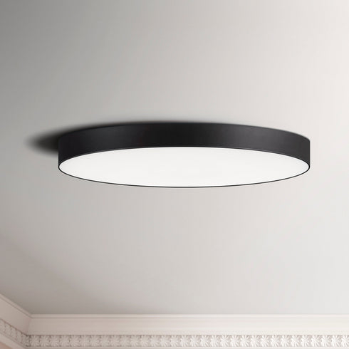 Maxim Trim 11 Inch Rd 20 Watt LED Flush Mount 3000k Model: 57664WTBK