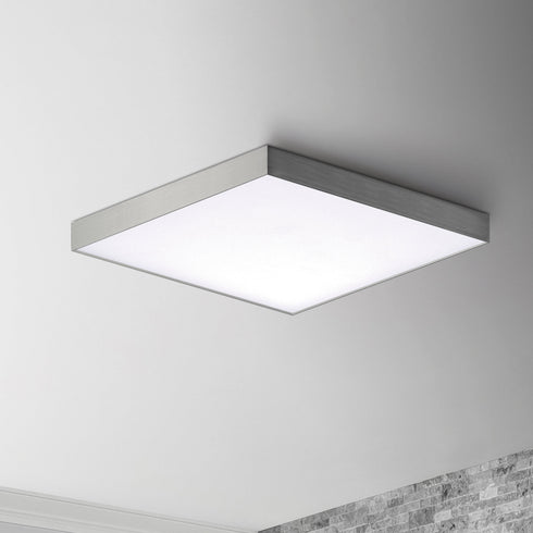 Maxim Trim 15.5 Inch Sq LED Flush Mount 3000k Model: 57675WTBK