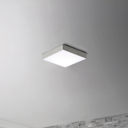 Maxim Trim 4.5 Inch Sq 12.5 Watt LED Flush Mount Model: 57665WTBK