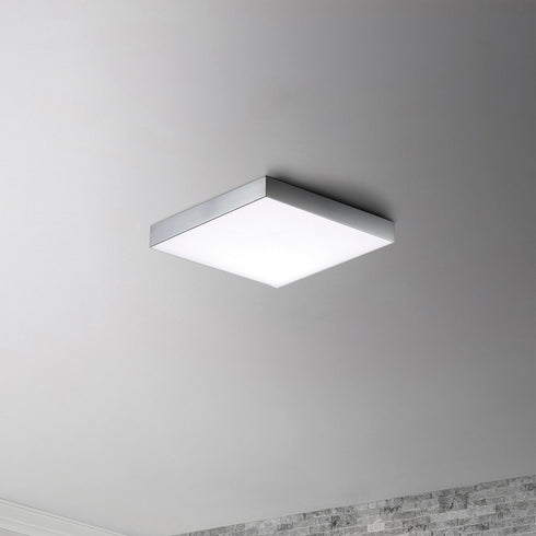 Maxim Trim 6.5 Inch Sq 15 Watt LED Flush Mount Model: 57667WTBK