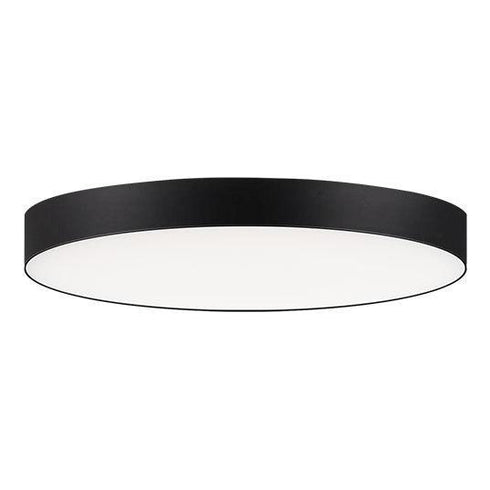 Maxim Trim 7 Inch Rd 15 Watt LED Flush Mount 3000k Model: 57662WTBK