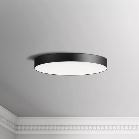 Maxim Trim 7 Inch Rd 15 Watt LED Flush Mount 3000k Model: 57662WTBK