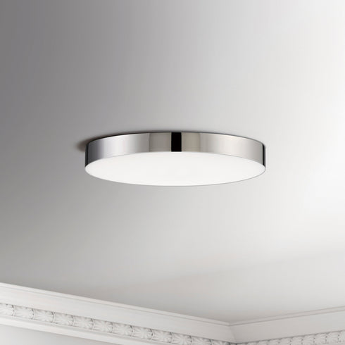 Maxim Trim 7 Inch Rd 15 Watt LED Flush Mount 3000k Model: 57662WTBK