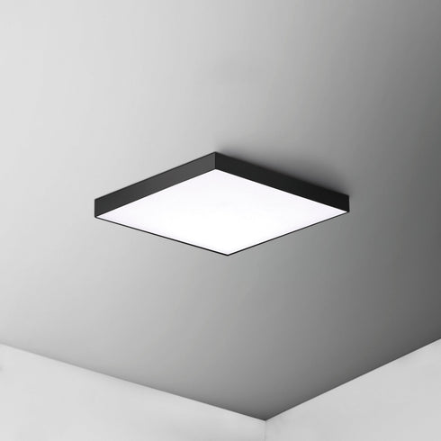 Maxim Trim 8.5 Inch Sq 18 Watt LED Flush Mount Model: 57668WTBK