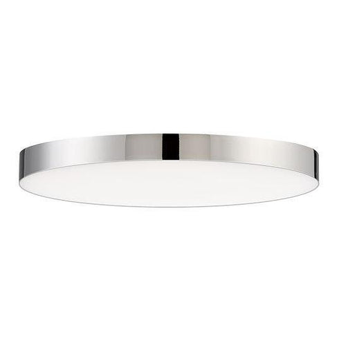 Maxim Trim 9 Inch Rd 18 Watt LED Flush Mount 3000k Model: 57663WTBK
