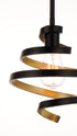 Maxim Twister Mini Pendant Model: 12232BKGLD