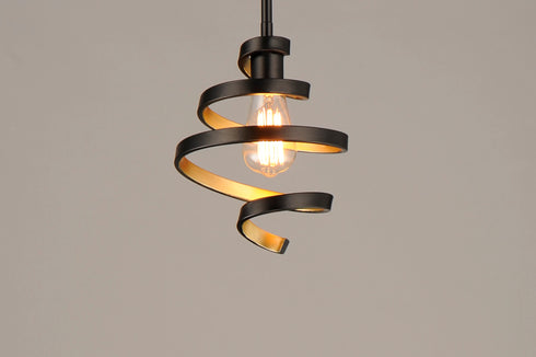 Maxim Twister Mini Pendant Model: 12232BKGLD