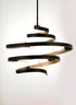 Maxim Twister Multi Light Pendant Model: 12235BKGLD