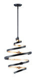 Maxim Twister Multi Light Pendant Model: 12236BKGLD