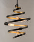 Maxim Twister Multi Light Pendant Model: 12236BKGLD