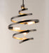 Maxim Twister Multi Light Pendant Model: 12236BKGLD