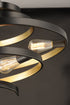 Maxim Twister Semi Flush Mount Model: 12230BKGLD