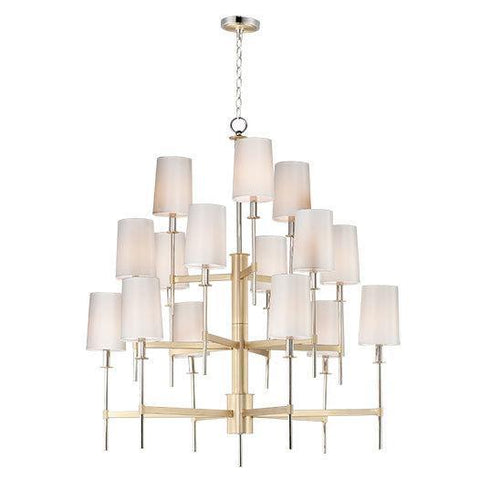 Maxim Uptown 15 Light Chandelier Model: 32399OFSBRPN