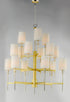 Maxim Uptown 15 Light Chandelier Model: 32399OFSBRPN