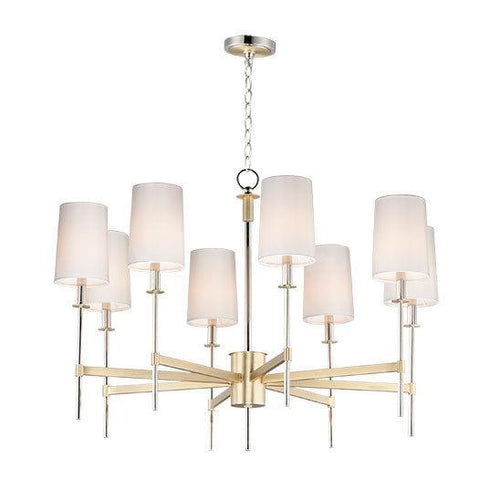 Maxim Uptown 8 Light Chandelier Model: 32398OFSBRPN