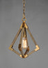 Maxim Vector 1 Light Pendant Model: 12259WOAB