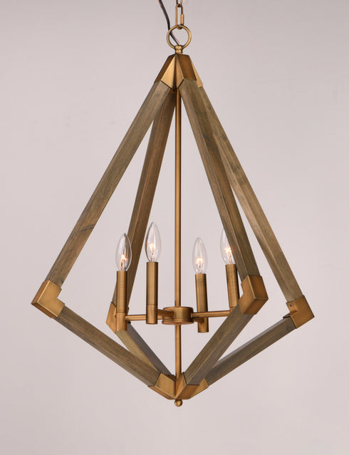 Maxim Vector 4 Light Pendant Model: 12252WOAB