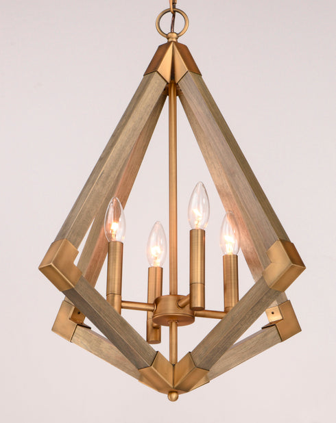 Maxim Vector 4 Light Pendant Model: 12252WOAB