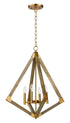 Maxim Vector 4 Light Pendant Model: 12254WOAB