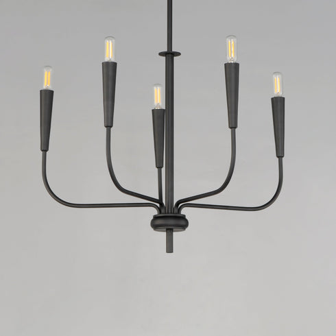 Maxim Vela Single Tier Chandelier Model: 24815BK