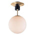 Maxim Vesper Semi Flush Mount Model: 26031SWSBRBK