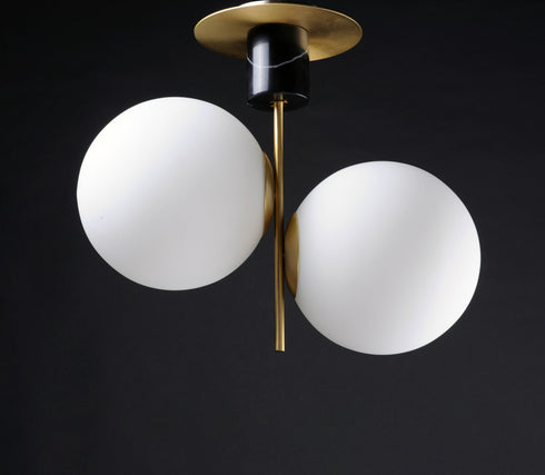 Maxim Vesper Semi Flush Mount Model: 26032SWSBRBK