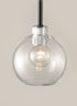 Maxim Vessel 1 Light Mini Pendant Model: 21619CLBKAL