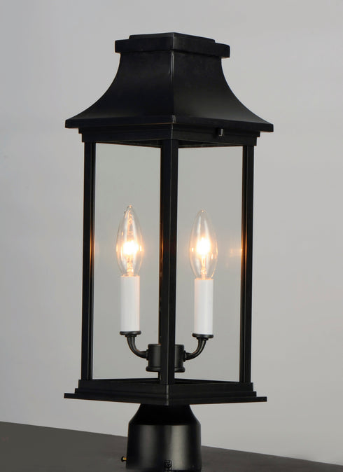 Maxim Vicksburg Outdoor Pol Post Mount Model: 30020CLBK
