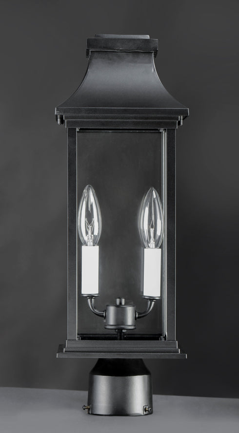 Maxim Vicksburg Outdoor Pol Post Mount Model: 30020CLBK