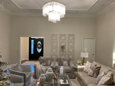 Maxim Victoria 7 Light Pendant Model: 39575WFLGS