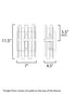 Maxim Warren Wall Sconce Model: 21839AGDBZ