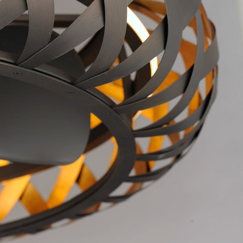 Maxim Weave Wifi Enabled LED Fandelight Model: 61010BZGTGLD