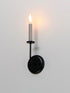 Maxim Wesley 1 Light Wall Sconce Model: 10321BKSN