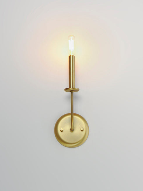 Maxim Wesley 1 Light Wall Sconce Model: 10321BKSN